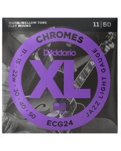 D-Addario ECG24 XL Chromes Flatwound 11-50 Jazz Light