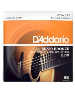 D-Addario EJ10 80/20 Bronze 10-47 Extra Light