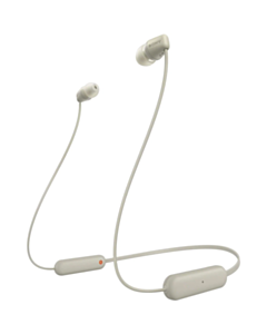 Наушники Sony WI-C100 In Ear Headphones Taupe