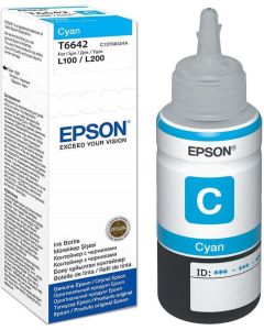 Картридж Epson L100/L200 Cyan (Blue) (C13T66424A)
