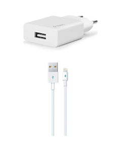 Ttec SmartCharger Travel Charger 2.1A Lightning Cable White / 2SCS20LB