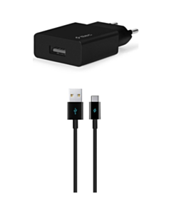 TTEC SmartCharger Travel Charger 2.1A Type-C Cable Black / 2SCS20CS 