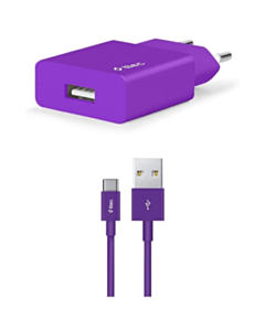 Ttec SmartCharger Travel Charger  2.1A Type-C Cable Purple  2SCS20CMR