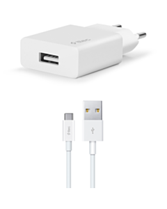 TTEC Smartcharger Travel Charger 2.1A Type-C Cable White / 2SCS20CB