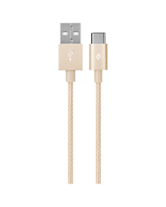 Ttec AlumiCable Type C 2.0 Charge/Data Cable Gold 2DK18A