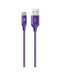 Ttec AlumiCable Type C 2.0 Charge/Data Cable Purple 2DK18MR