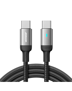 Joyroom Cable A10 Nylon USB to USB-C 1.2 m Black / S-CC100A10