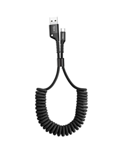 Baseus Fish-eye Spring Data Cable USB for Type-C 2A 1m Black / CATSR-01