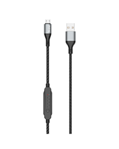 Dudao Micro USB Timing Data Cable 1m 5A Gray	