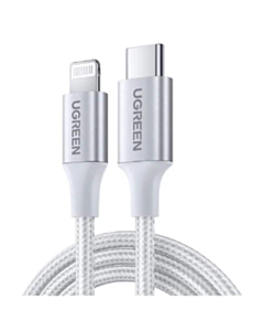 Cable Ugreen USB-C TO Lightning 2M SILVER / US304-70525