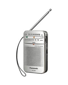 Radio Panasonic Portable Radio Silver / RF-P50DEG-S