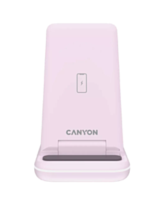 Canyon Wireless Charger 3in1 Pink / CNS-WCS304IP 