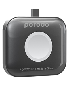 Porodo 2IN1 Aplle watch adn airpod charger with TYPE-C connector Grey / PD-WA2N1C-GY