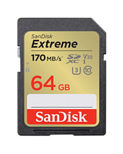 SD SanDisk Extreme 64GB 170MB/s