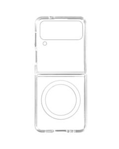 Чехол Clear Case Samsung Z Flip 5 MagSafe