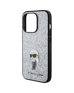 Защитный чехол Karl Lagerfeld Fixed Glitter Case iPhone 15 Pro Max / KLHCP15XGKNPSG