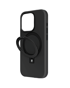 Защитный чехол Levelo Iris Pro Liquide Silicone Case iPhone 15 Pro Max - Black / LVLIPS15PMBK