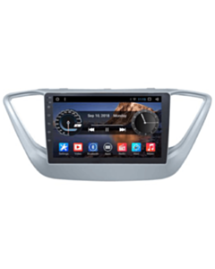 Android Car Monitor King Cool TS7 2/32 GB & Carplay For Hyundai Accent 2017-2020	