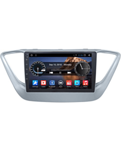 Android Car Monitor King Cool T18 2/32 GB DSP & Carplay for Hyundai Accent 2017-2020