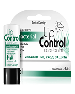 Dodaq balzamı BelorDesign Lip Control antibakterial 4qr