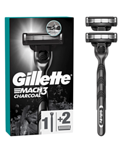 Бритвенный станок Gillette Mach 3 с 2 сменными кассетами