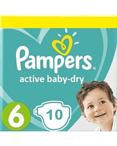 Подгузник Pampers Active Baby Dry S6 Extra Large 10 шт 8001841221359