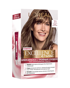 L'Oreal Excellence краска для волос 7.1 3600523781201