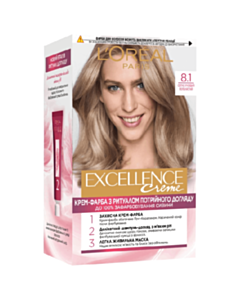 L'Oreal Excellence saç boyası 8.1 3600523781171