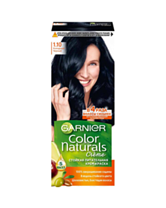 Saç boyası Garnier Color Naturals Soyuq Qara 1.1 3600542362528