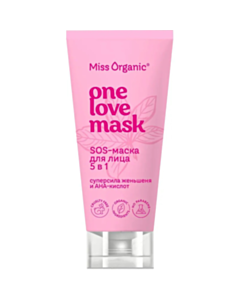 Üz maskası Miss Organic One Love 5-i 1-də 50 ml 4660205476992