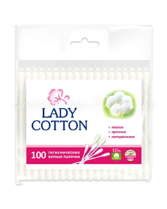 Палочки ватные Lady Cotton 100 шт. 4820048487351