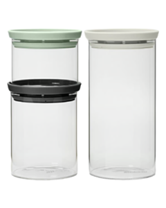 Brabantia Jar Sets Round набор контейнеров 3PCS 100550