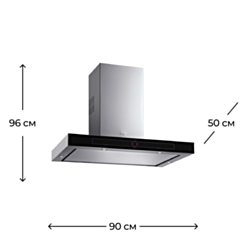 Вытяжка Teka DPL 90 Black
