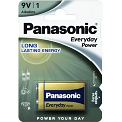 Батарейки Panasonic 6LR61REE/1BP Everyday 5410853045144