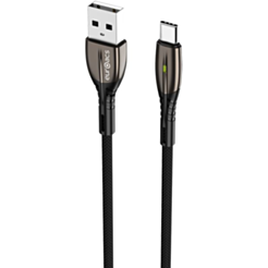 Кабель Euroacs EU-Z008 USB Type-A to USB Type-C 1 м ACHRKA015436 Black