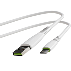 Кабель Euroacs EU-Z087 USB Type-A to Lightning 1 м ACHRKA021460 White