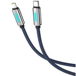 Кабель Euroacs EU-Z172 USB Type-C to Lightning 1 м ACHRKA440414 Blue