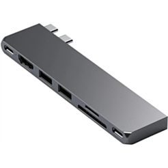 USB-хаб Satechi Slim Pro USB Type-C ST-HUCPHSM Space Gray