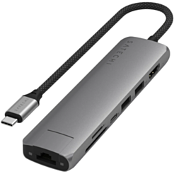 USB Hub Satechi 7in1 USB Type-C ST-P7SM Space Grey