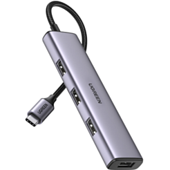 USB-хаб Ugreen USB 3.0 CM473_20841 Silver