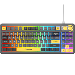 Oyun klaviaturası Rampage Cyclone Gray, Black, Yellow