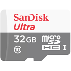 Карта памяти SanDisk Ultra microSDHC UHS-I 32 GB SDSQUNR-032G-GN3MN