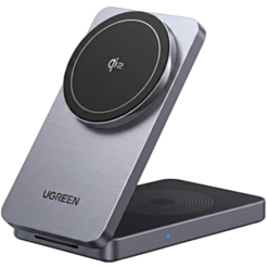 Ugreen Wireless Charger  2 in 1 W706_45023 Gray