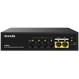 Kommutator Tenda S106PC 4 Port PoE+2 Port