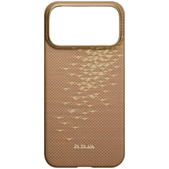 Qoruyucu örtük Pitaka iPhone 17 Pro Edge ACAQOR871492 Golden Glint