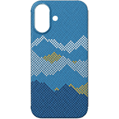 Qoruyucu örtük Comma iPhone 17 Woven Series Magnetic 6942297136793 Mountain View