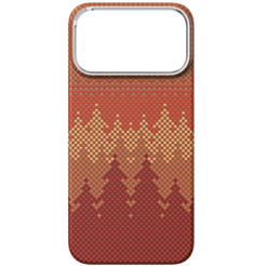 Qoruyucu örtük Comma iPhone 17 Pro Woven Series Magnetic 6942297136892 Pinery Forest