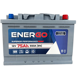 Avtomobil üçün akkumulyator Energo 75 AH 650 SAE