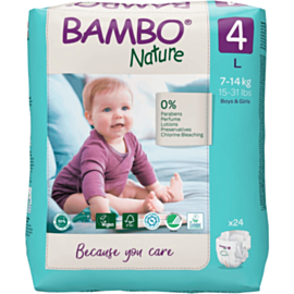 Uşaq bezləri Bambo Nature 4 24 ədəd 100001925411