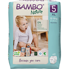 Uşaq bezləri Bambo Nature 5 22 ədəd 100001925511